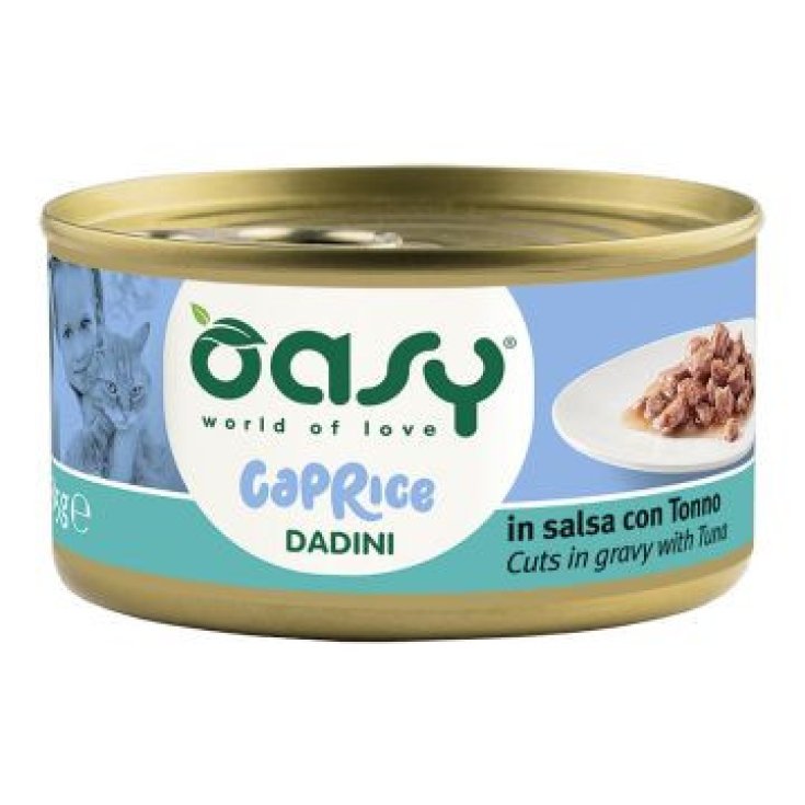 OASY WET CAT DADINI TONNO 85G