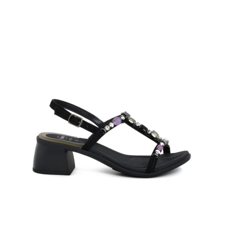 Scholl's Aristas MCF+Stones W Black 38 Sandalo Nero