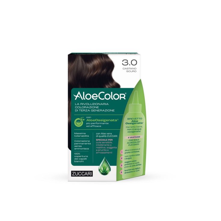 Zuccari AloeColor 3.0 Castano Scuro Colorazione Permanente