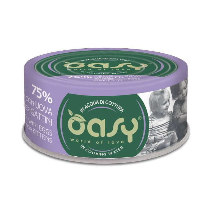 OASY WET CAT ML HUHN/EIER 70G