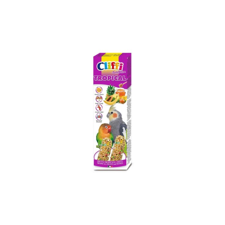 STICKT PARAKEKETS MIT TROPISCHEM F. E