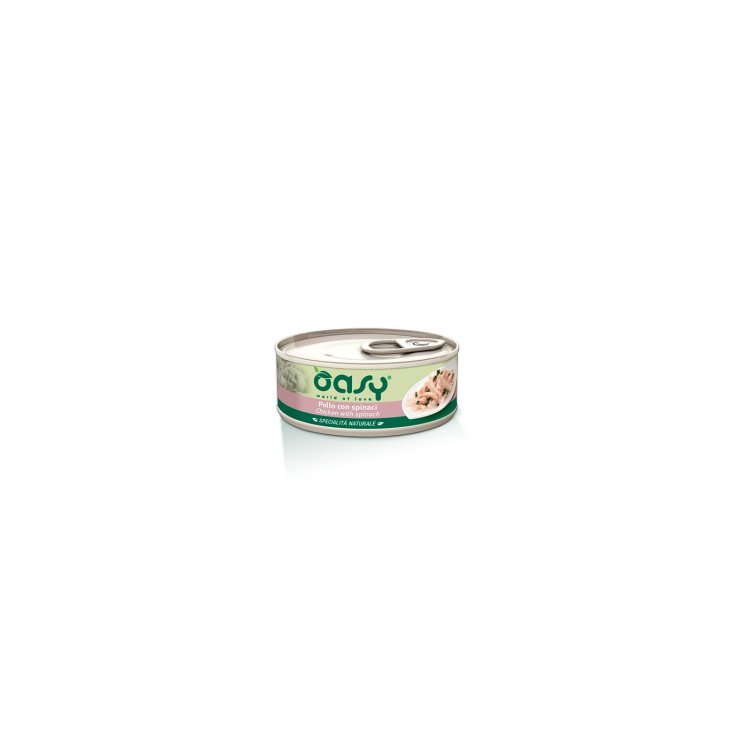 OASY WET CAT HUHN/SPINAT150G