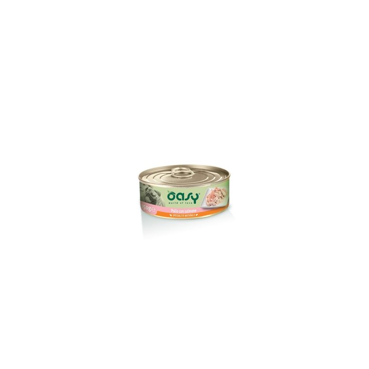 OASY WET DOG HUHN MIT LACHS