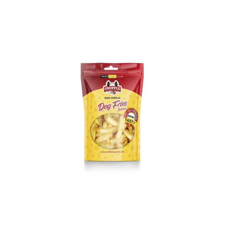 CHIPS HUND SNACK LACHS 40G SNUFFLE