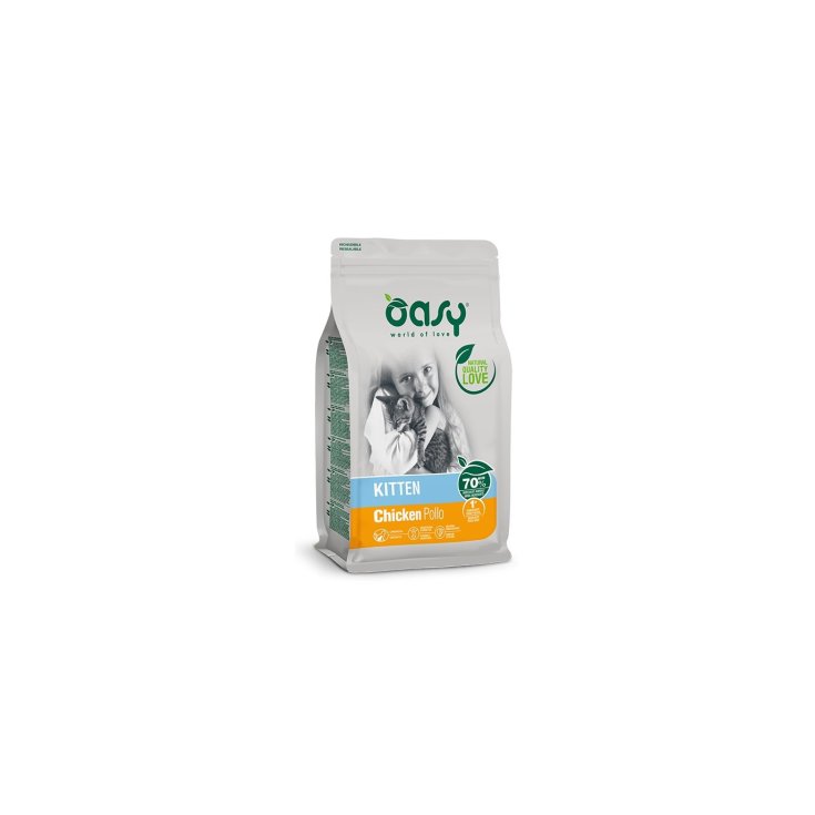 OASY DRY CAT KITT HUHN7,5KG