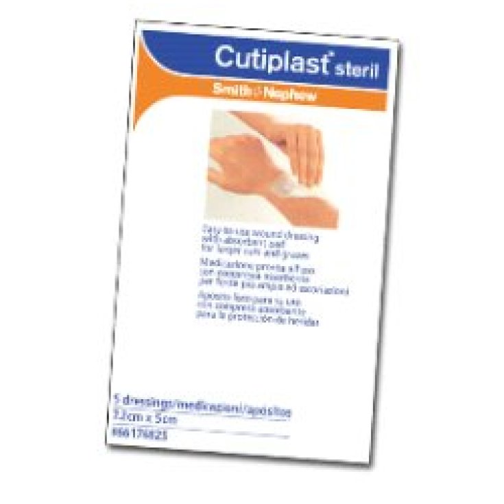 Cutiplast Steril Steriler Tnt-Klebeverband mit absorbierendem Pad 25 x 10 cm 3 Verbände