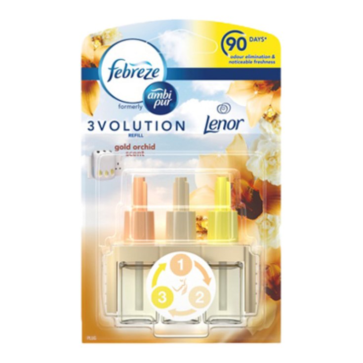 3EVOLUTION Lenor Gold Orchid Ambi Pur 3 Nachfüllpackungen
