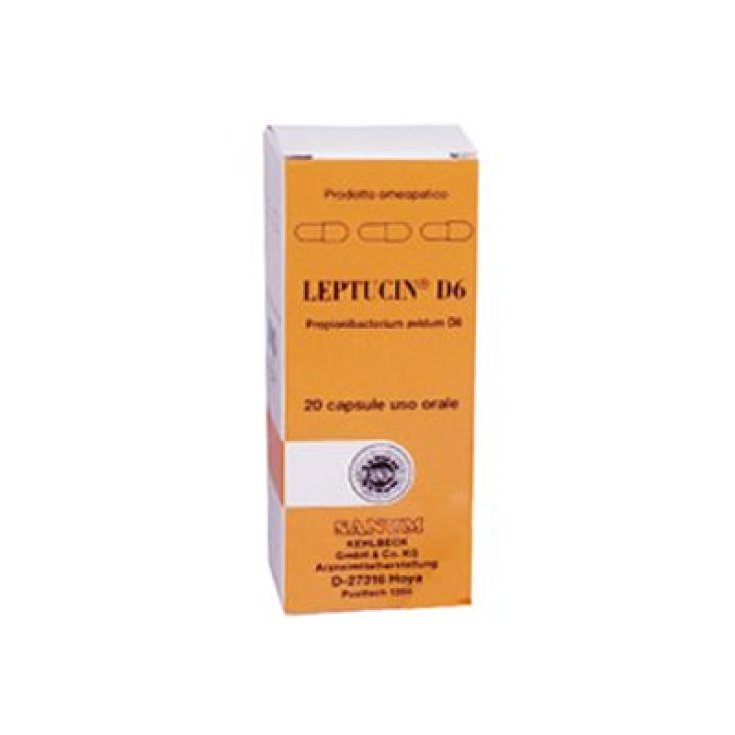 Sanum Leptucin D6 Homöopathisches Arzneimittel 20 Kapseln