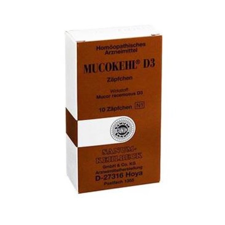Sanum Mucokehl D3 Homöopathisches Arzneimittel 10 Zäpfchen