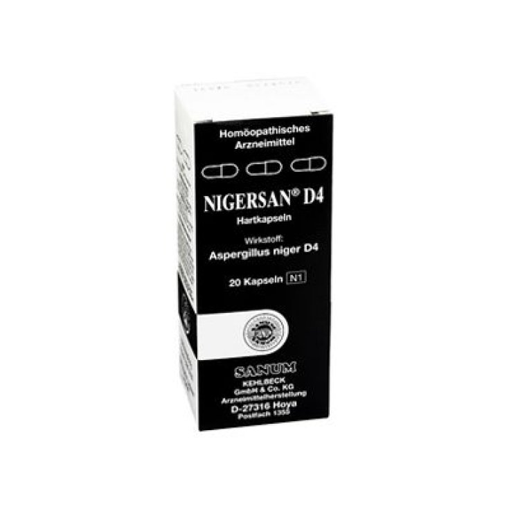 Sanum Nigersan D4 Homöopathisches Arzneimittel 20 Kapseln