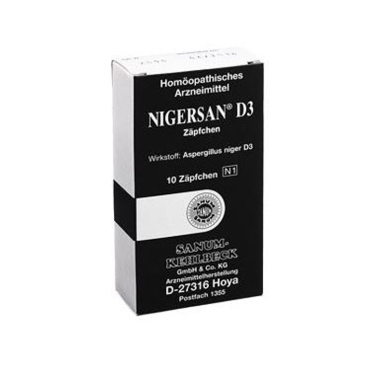 Sanum Nigersan D3 Homöopathisches Arzneimittel 10 Zäpfchen