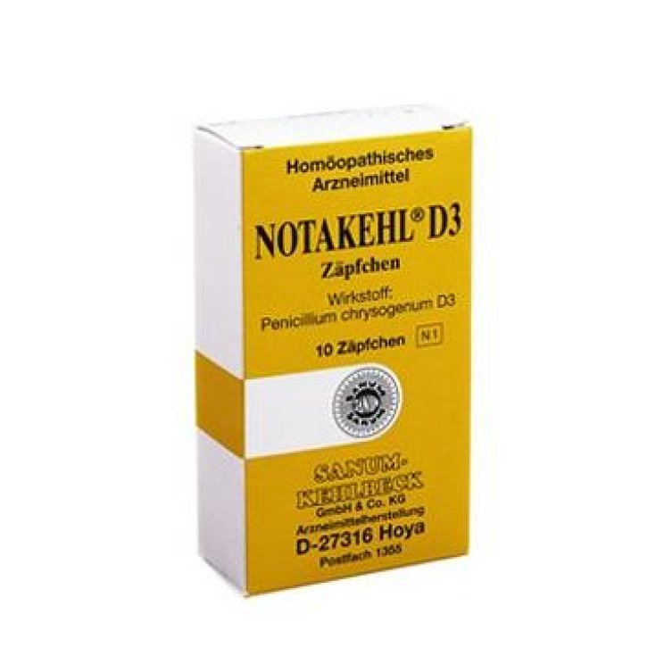 Sanum Notakehl D3 Homöopathisches Arzneimittel 10 Zäpfchen