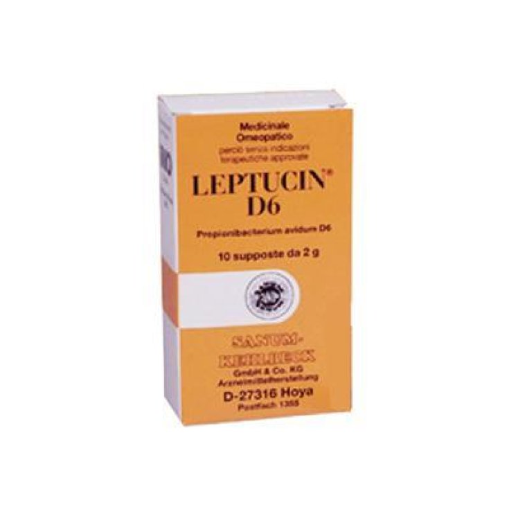 Sanum Leptucin D6 Homöopathisches Mittel 10 Zäpfchen