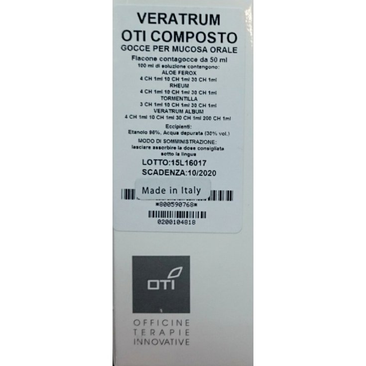 Oti Veratrum Compound Nahrungsergänzungsmittel Tropfen 50ml