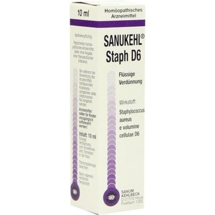 Sanum Sanukehl Staph D6 Homöopathische Tropfen 10ml