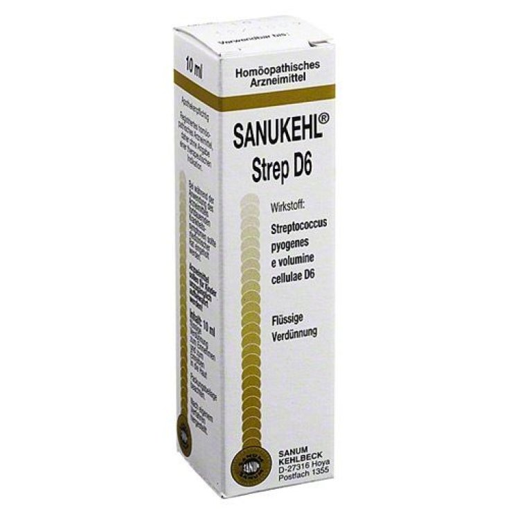 Sanukehl Strep D6 Tropfen Homöopathisches Arzneimittel 10ml