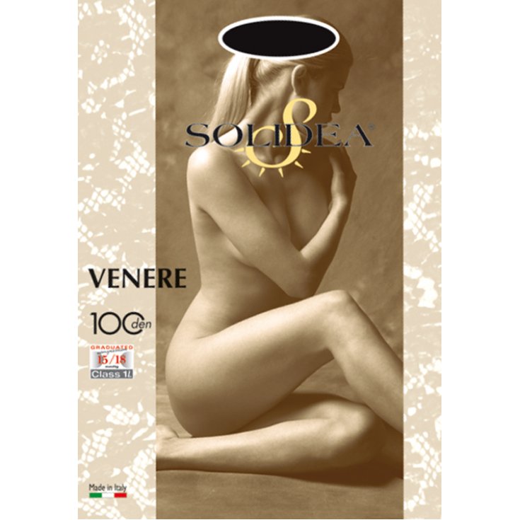 Solidea Venere 100 Nude Sand Farbe Strumpfhose Größe 4