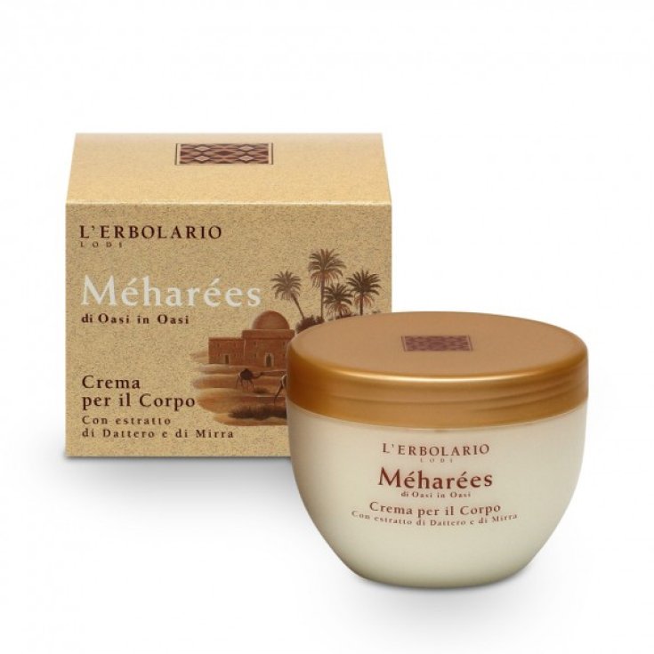L'Erbolario Méharées Körpercreme mit Dattelextrakt und Myrrhe 300 ml
