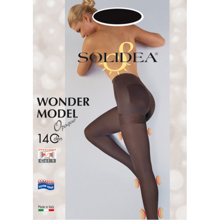 Solidea Wonder Model Collant 140 Opaque Color Smoke Größe 1-S