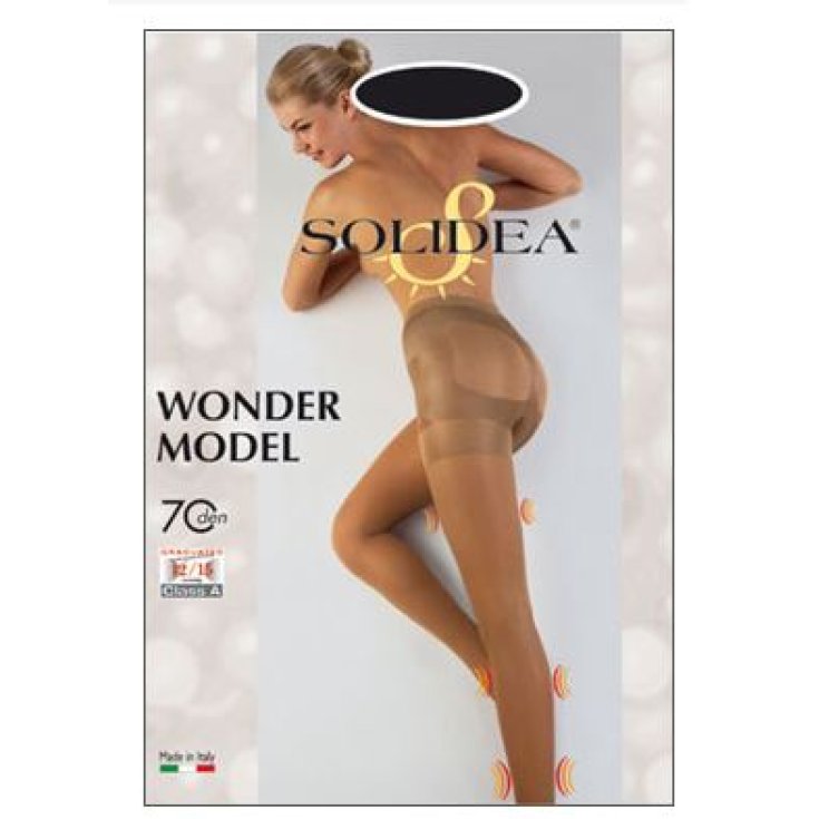 Solidea Wonder Model 70 Transparente Strumpfhose Farbe Schwarz Größe 1