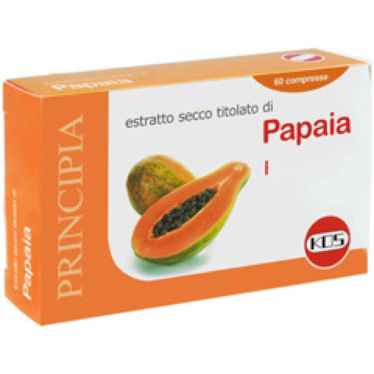 Kos Papaya Trockenextrakt Nahrungsergänzungsmittel 60 Tabletten 24g