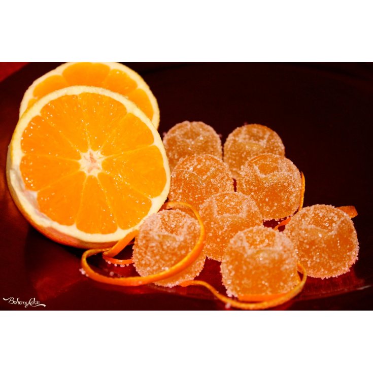 Bohemycake Orange Kaubonbons 100g