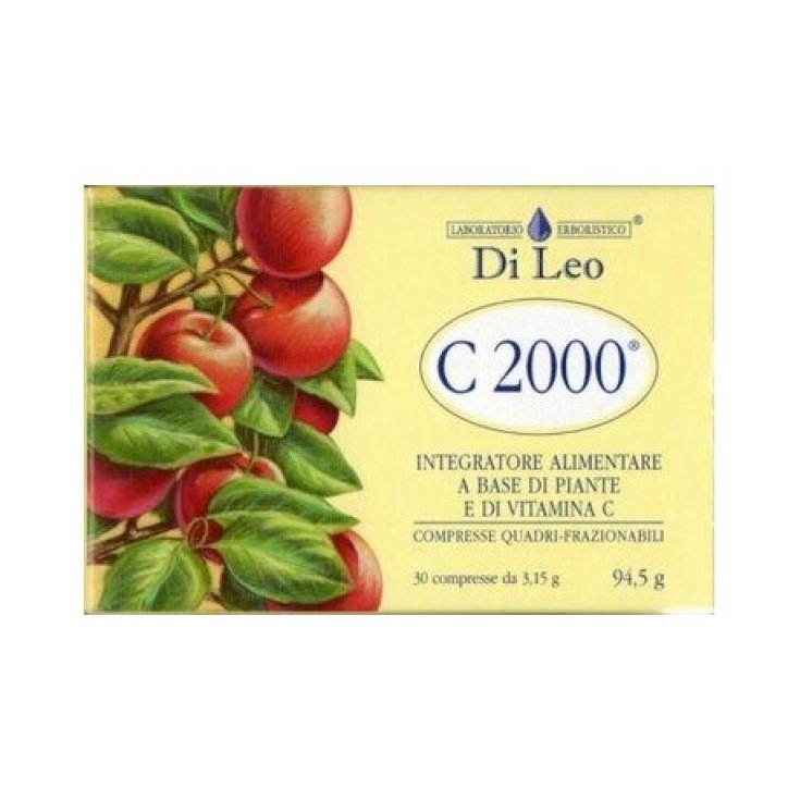 Kräuterlabor Di Leo Vit C 2000 Nahrungsergänzungsmittel 30 Tabletten