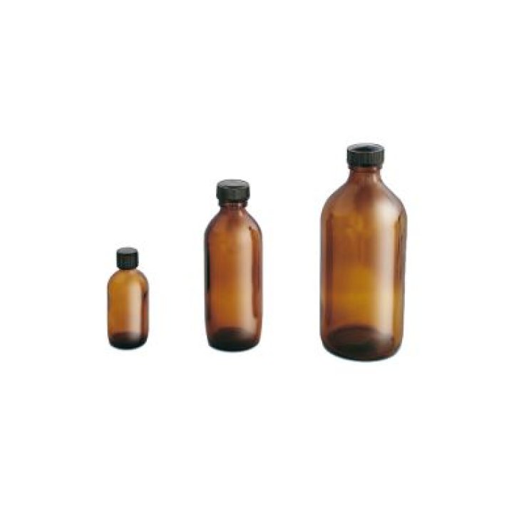 Amerikanische Sicherheitsflasche aus dunklem Glas Fassungsvermögen 200 ml