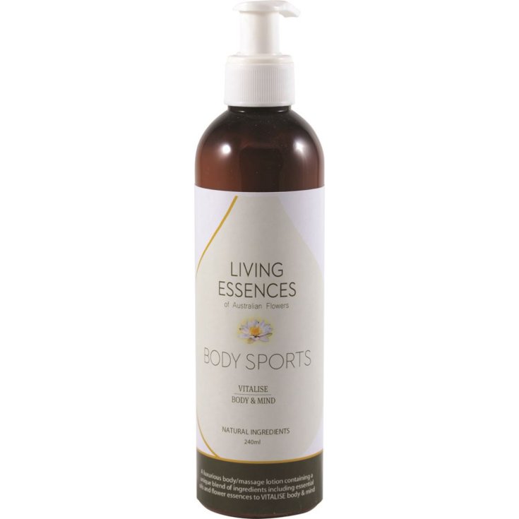 Living Essences of Australian Flowers Body Sports Vitalizing Body & Mind Lotion 250ml