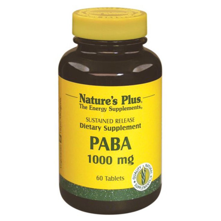 Nature's Plus Paba 1000 mg Nahrungsergänzungsmittel 60 Tabletten