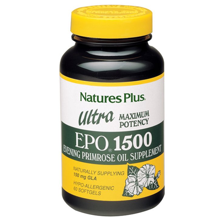 Nature's Plus Ultra Epo Nachtkerzenöl Nahrungsergänzungsmittel 60 Kapseln