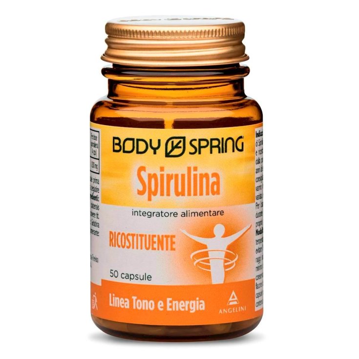 Body Spring Spirulina Nahrungsergänzungsmittel 50 Kapseln