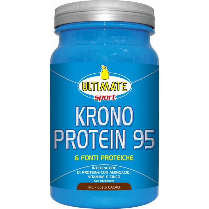 Ultimate Krono Protein 95 Nahrungsergänzungsmittel Kakaogeschmack 1kg
