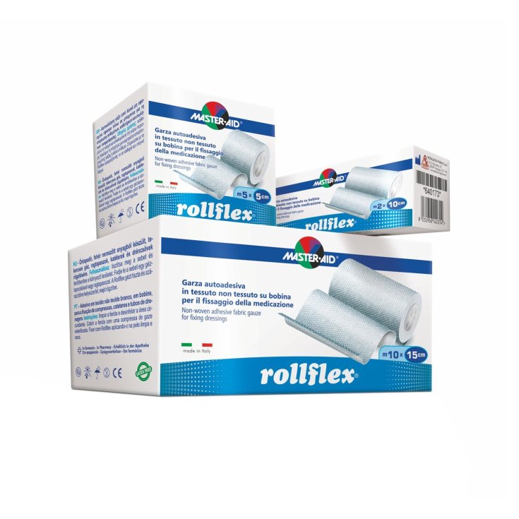 Master-Aid® Rollflex® Selbstklebender Gaze-Vliesstoff 5 x 2,5 cm