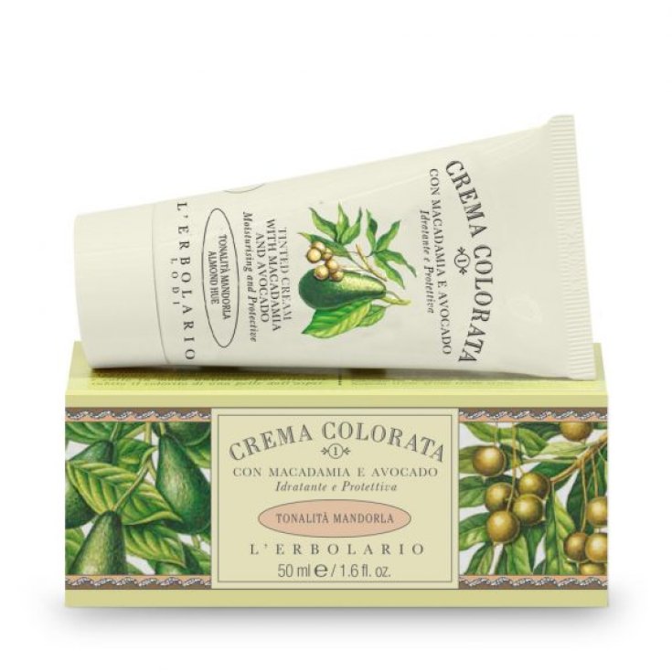 L'Erbolario Farbige Creme mit Macadamia und Avocado - (Nr. 1) Mandelton 50ml