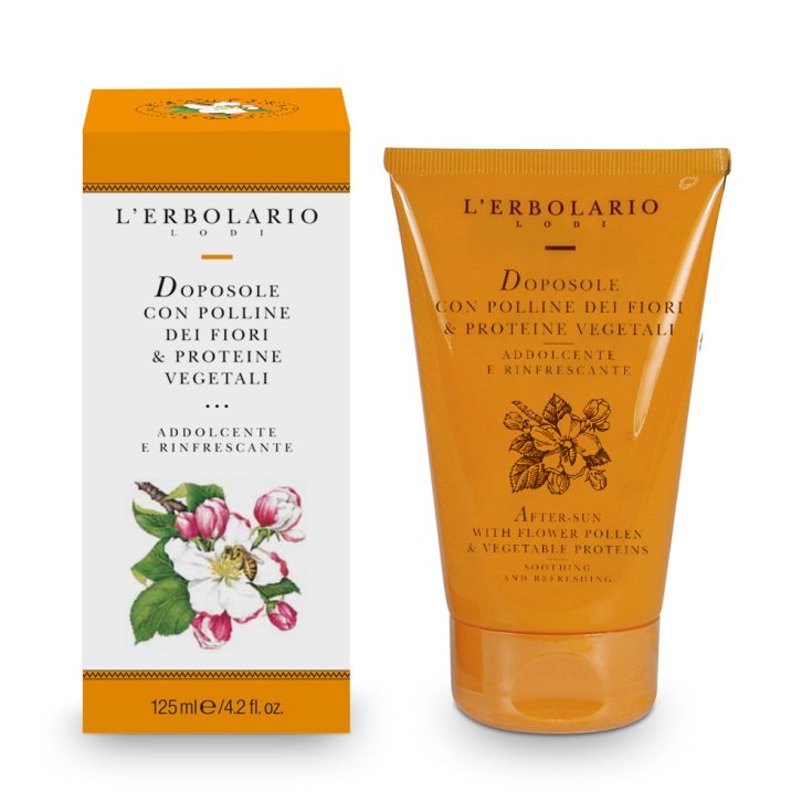 L'Erbolario After Sun mit Blütenpollen und pflanzlichen Proteinen beruhigend und erfrischend 125 ml