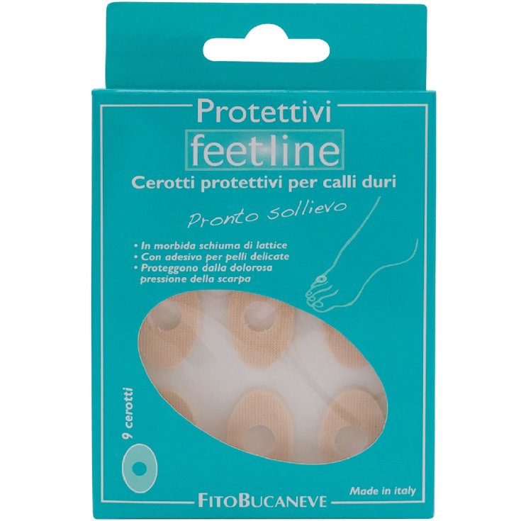 Fitobucaneve Feetline Interdigital Protective Patches Hard Calluses 9Pieces