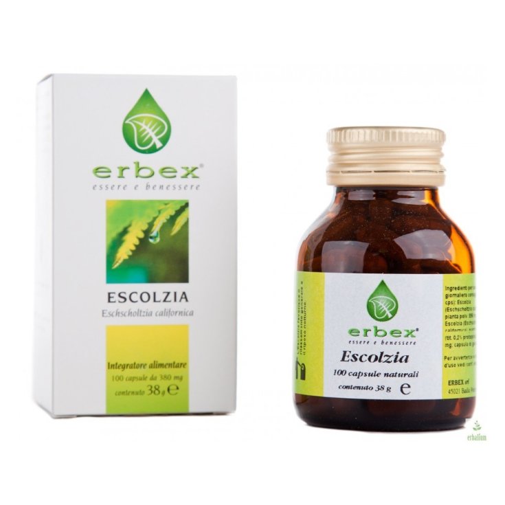 Erbex Escolzia Nahrungsergänzungsmittel 100 Tabletten 380mg