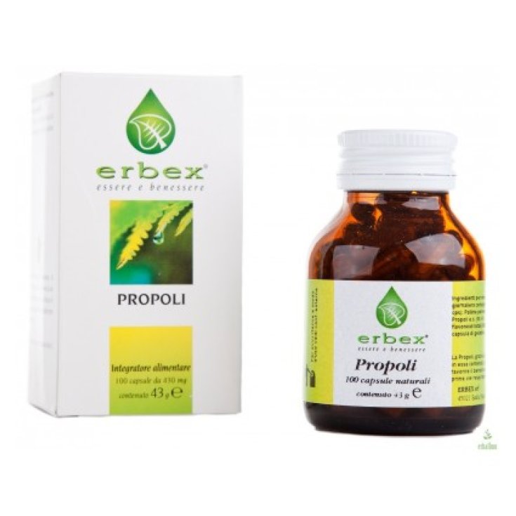 Erbex Propolis Nahrungsergänzungsmittel 100 Tabletten 430mg