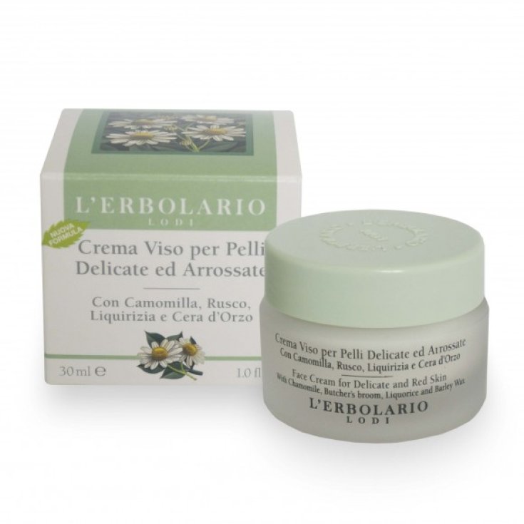 L'Erbolario Gesichtscreme für zarte und gerötete Haut 30ml