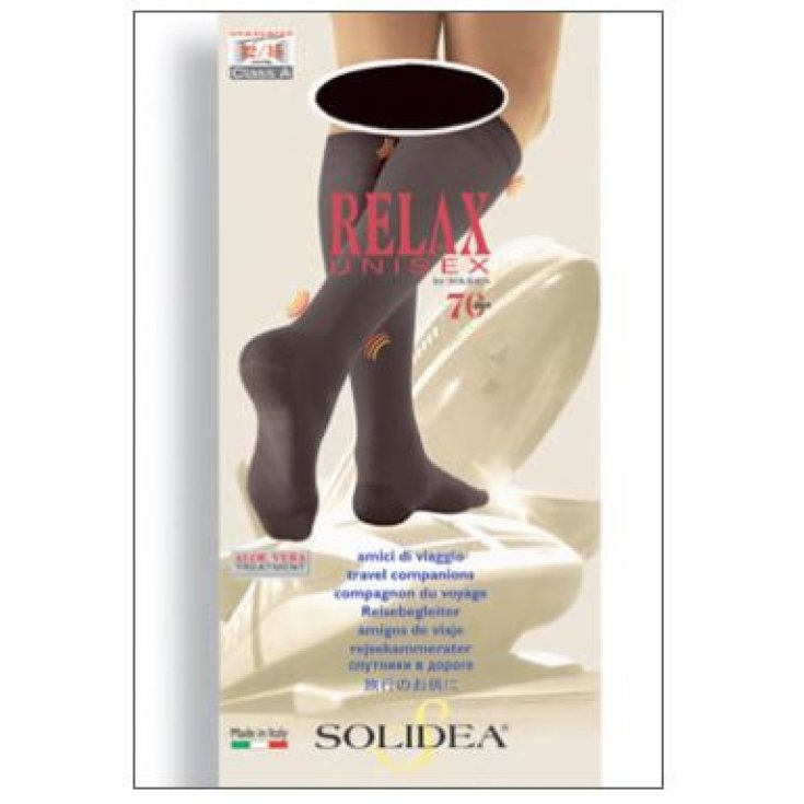 Solidea Relax Unisex 70 Kniestrümpfe Farbe Graphit Größe 2