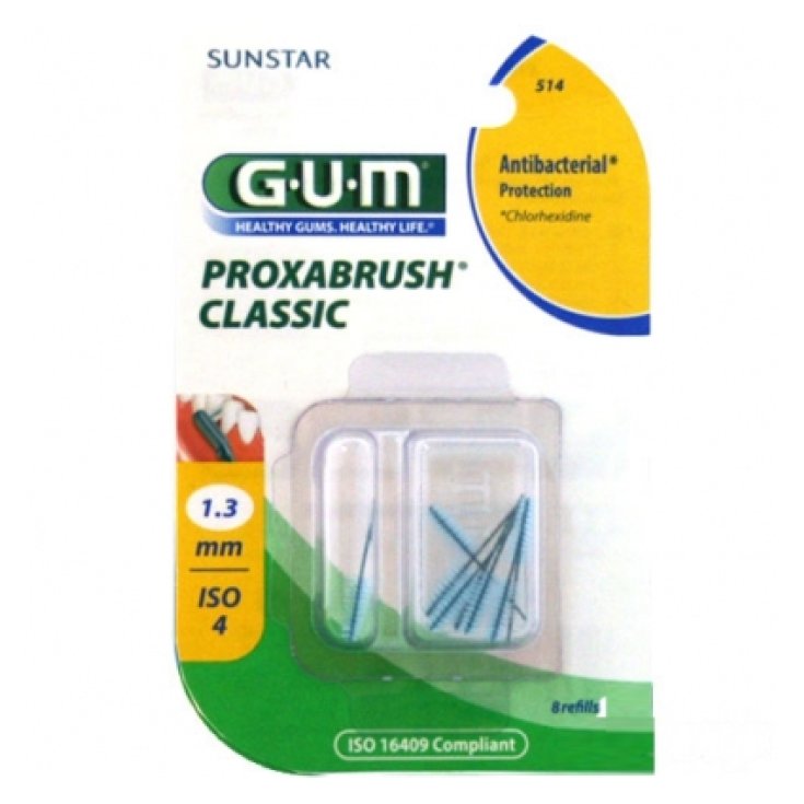 Gum Proxabrush 514 Antibakterieller Schutz 8 Stück