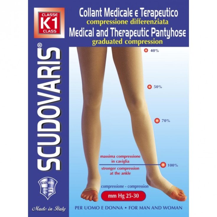 Scudovaris Strumpfhose K1 25-30mmHg mit extra Öffnung Größe 3