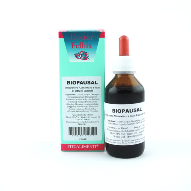 Euronatural Doctor Felbix Biopausal Nahrungsergänzungsmittel Tropfen 100ml