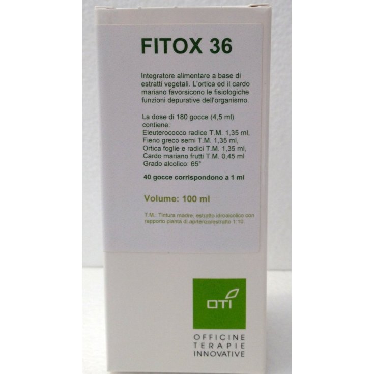 OTI Fitox 36 Tropfen Nahrungsergänzungsmittel 100ml