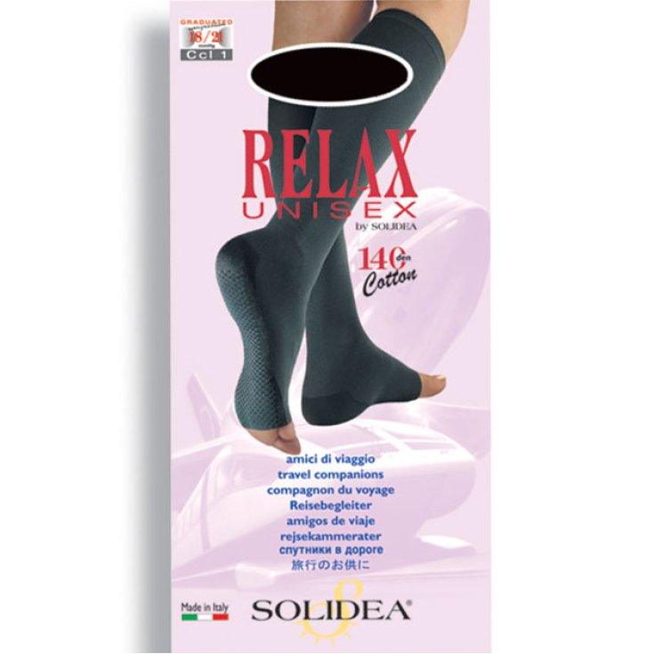 Solidea Relax Unisex Open Toe Dunkelblau Farbe Größe 4-L