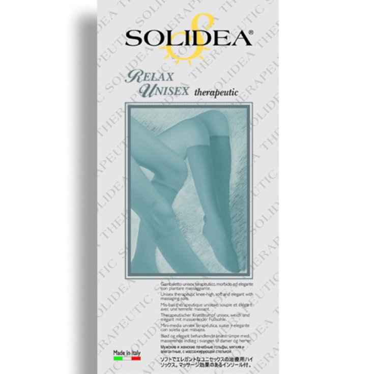 Solidea Relax Unisex Therapeutische Klasse 2 Open Toe Schwarz Größe XL