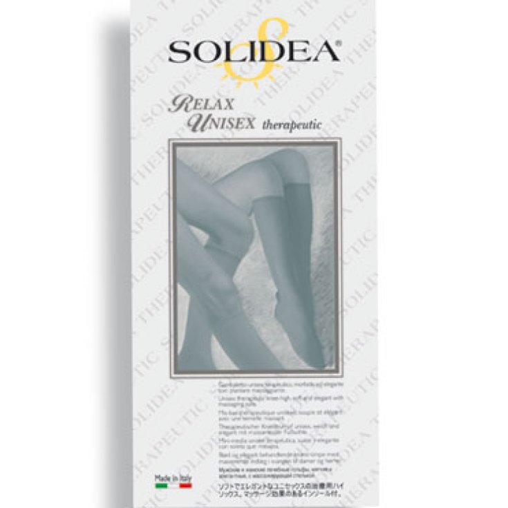 Solidea Relax Unisex Ccl2 Open Toe Strumpfhose Anthrazit Farbe Größe L