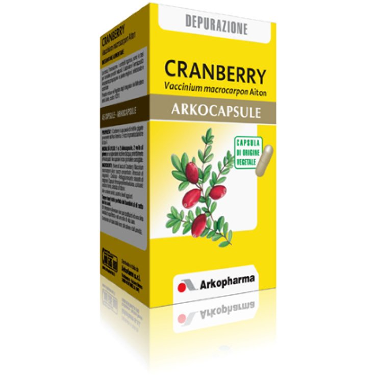 Arkopharma Cranberry Arkocapsule Nahrungsergänzungsmittel 45 Kapseln