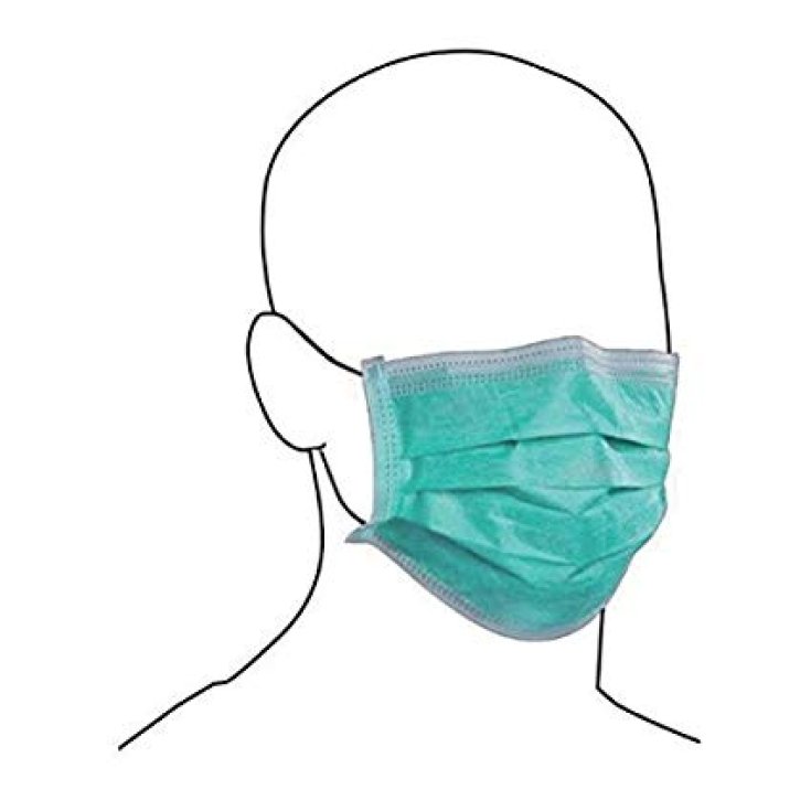 Maske mit Headset elastisch 100 Stück